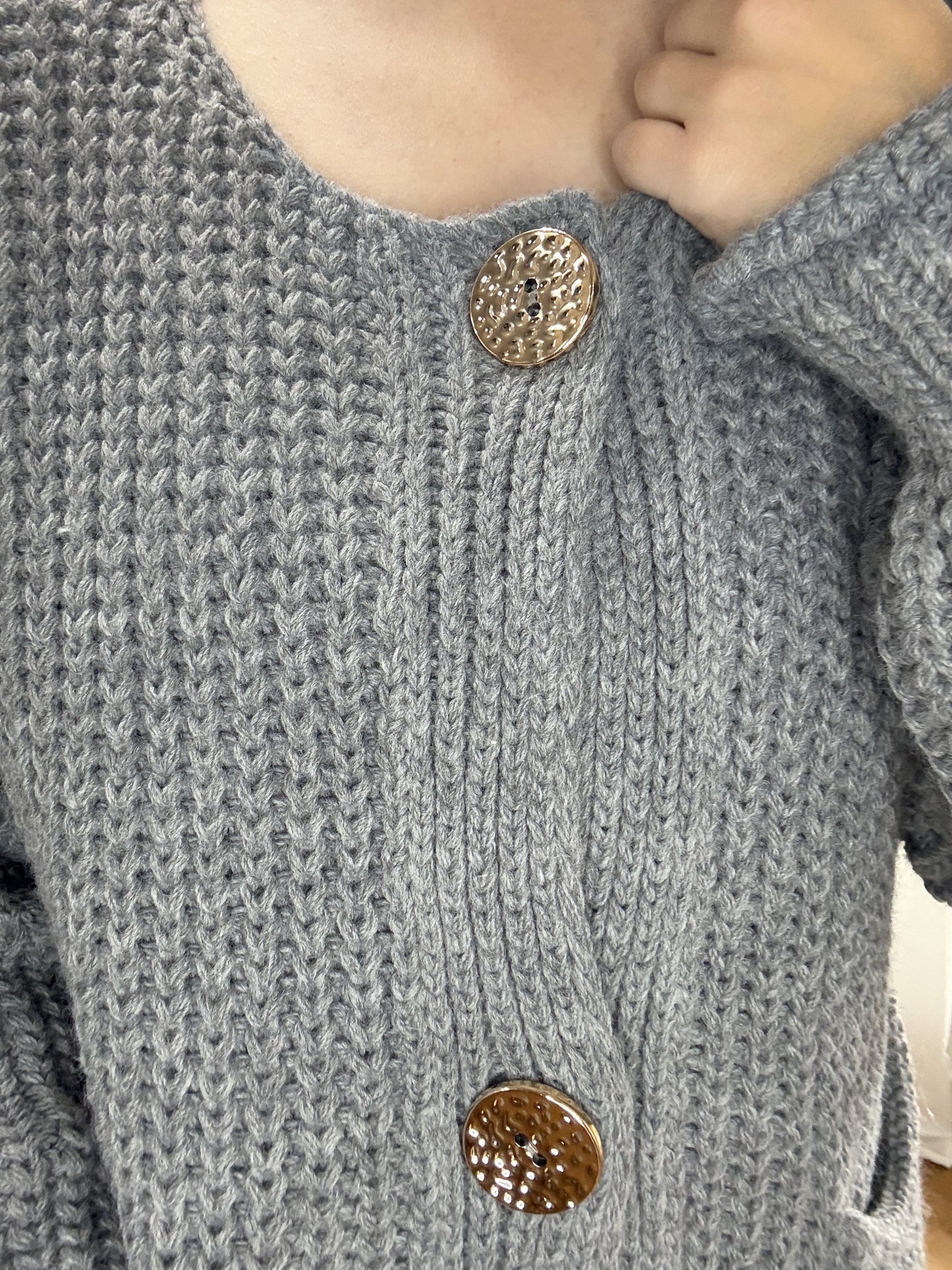 Gilet grosse maille