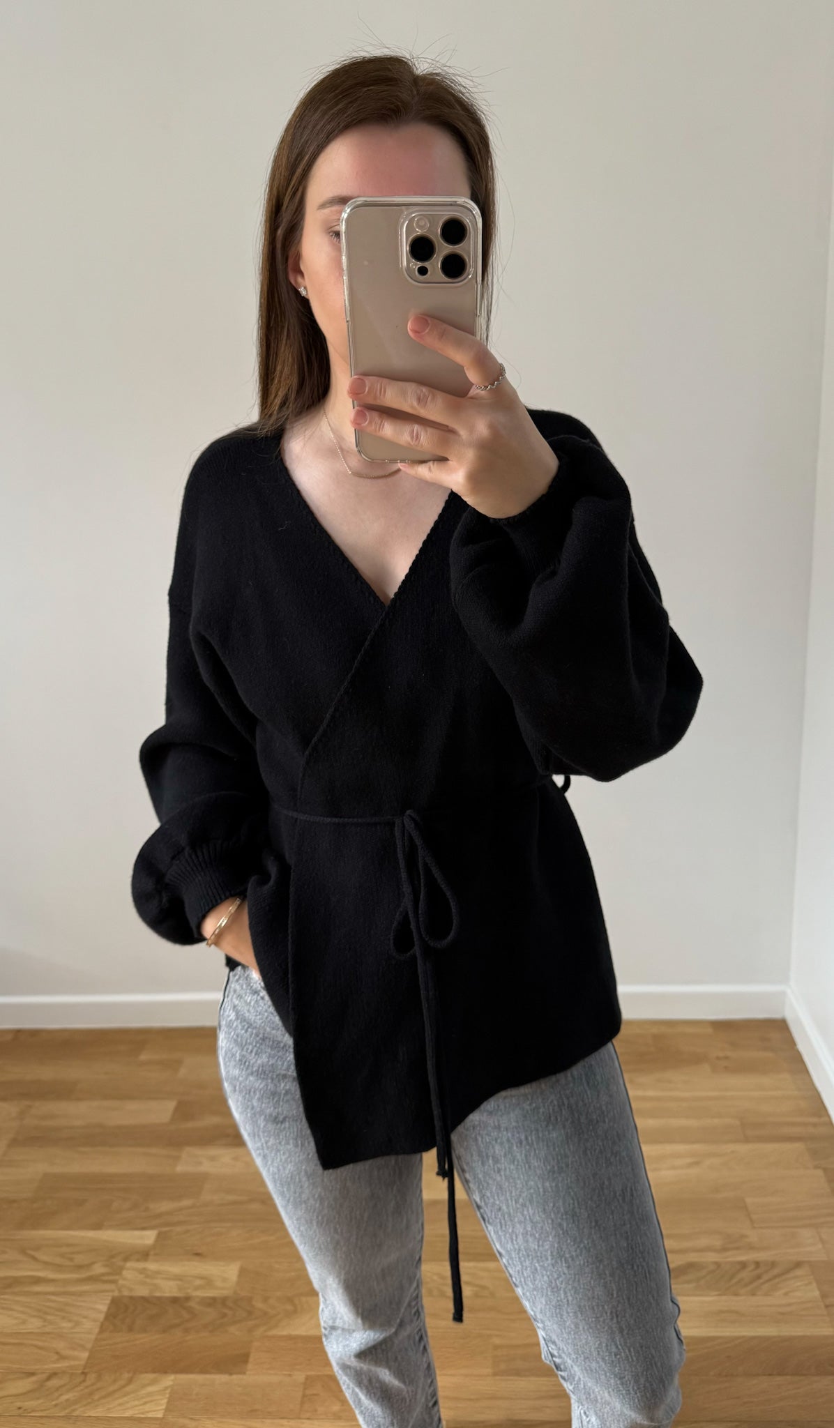 Gilet à ceinture noir