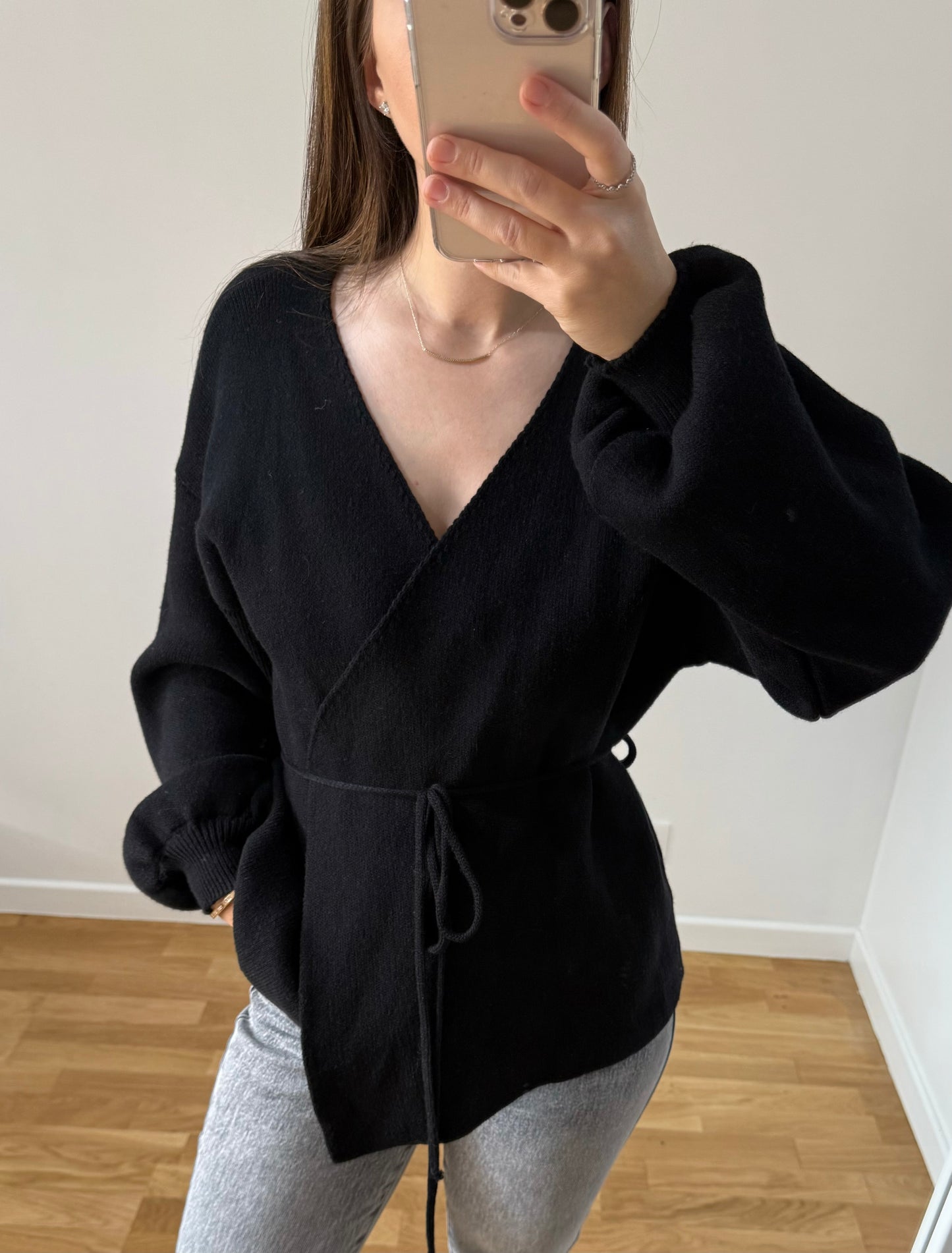 Gilet à ceinture noir