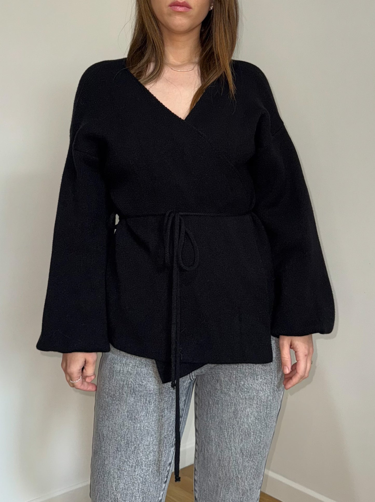 Gilet à ceinture noir